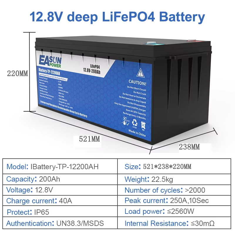 EASUN Power LiFePO4 Battery 10 - đánh giá và giá Grid Tie Inverter Limiter 2000W