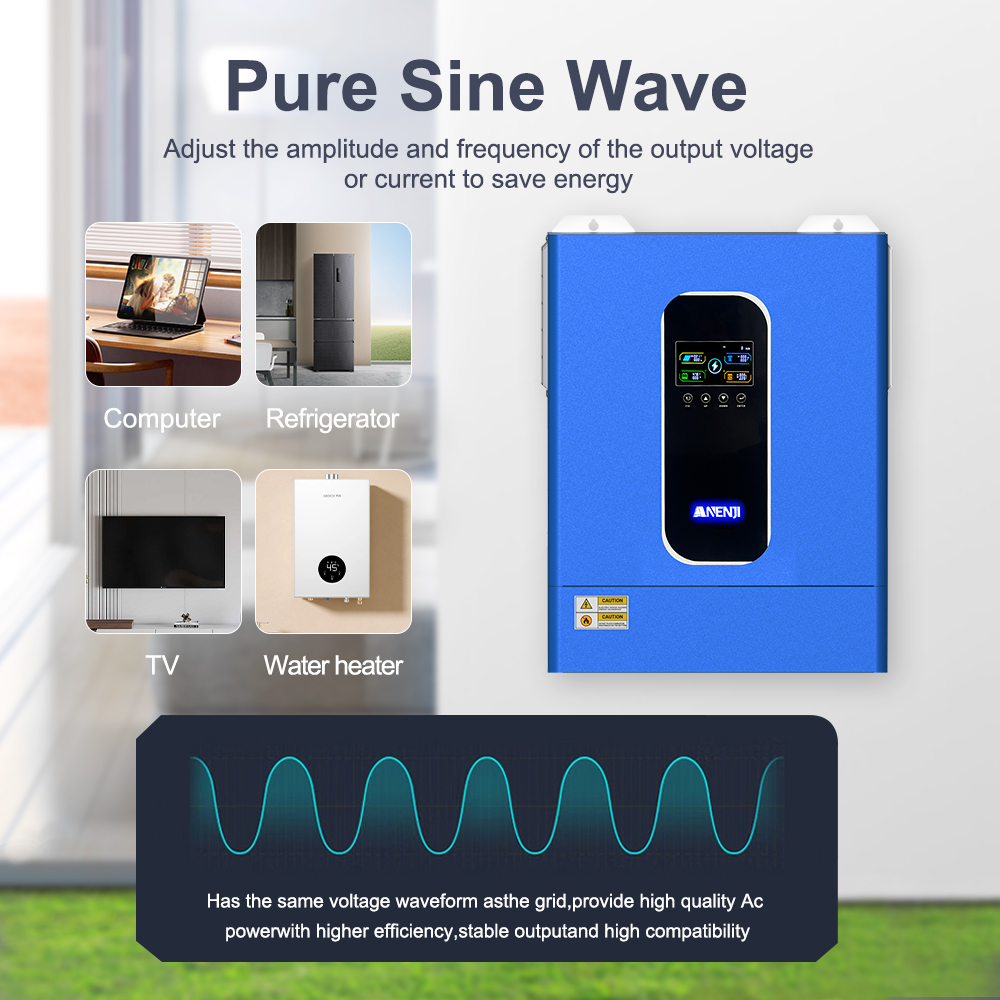 ANENJI 11KW 48V Hybrid Solar I - đánh giá và giá Hybrid Solar Inverter 5.5Kw Mppt 48V