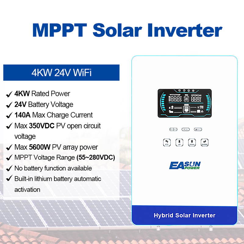 EASUN POWER 4000W 24V Off Grid - đánh giá và giá Grid Tie Inverter Limiter 2000W