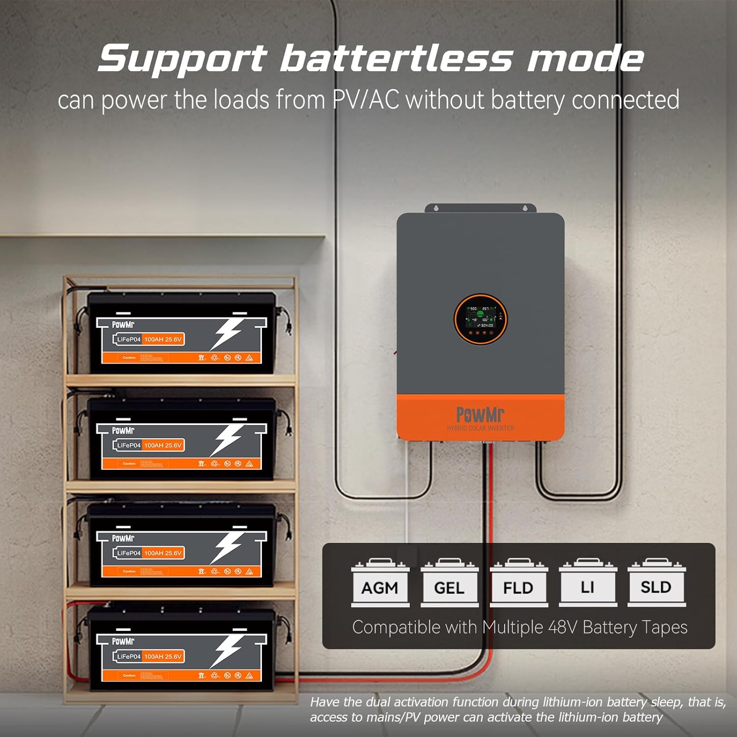 PowMr 16KW 10KW Split Phase In - đánh giá và giá Split Phase Inverter 10Kw 110V 220V