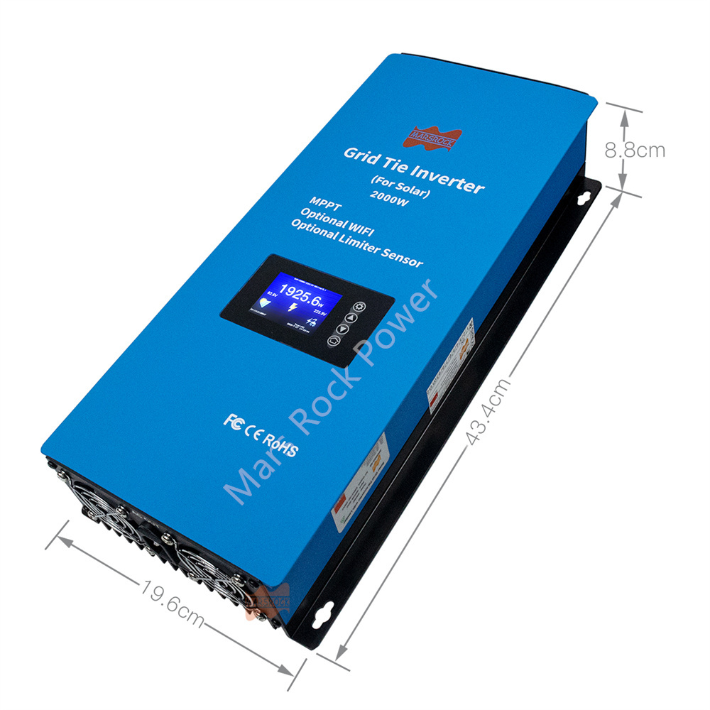 2000W Solar Limited Grid-Tie I - đánh giá và giá Grid Tie Inverter Limiter 2000W