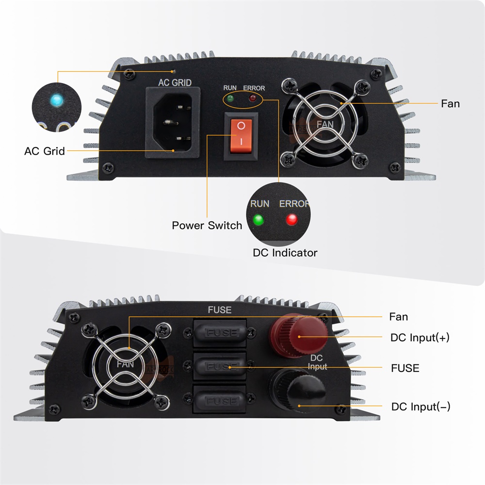 1400W Solar MPPT Micro Inverte - đánh giá và giá Micro Inverter 1400W Solar Grid Tie